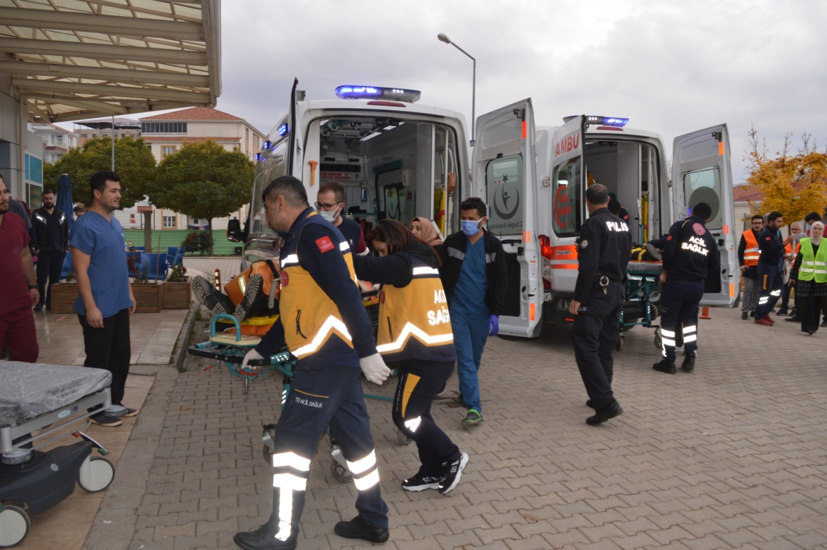 Gölbaşı Devlet Hastanesinde Trafik Kazası Tatbikatı Yapıldı